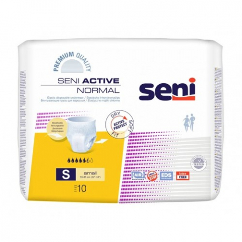 Scutece adulti - Seni Active Normal Small, 10 bucati Zephyr Labs