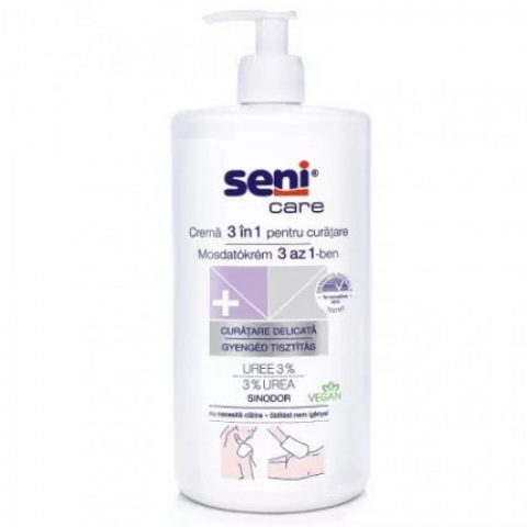Produse pentru ingrijire si frumusete - Seni Care crema curatare corp 3 in 1 cu 3% uree, 1000ml Zephyr Labs
