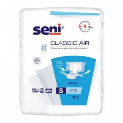 Scutece adulti - Seni Classic Air scutece adulti Small, 10 buc