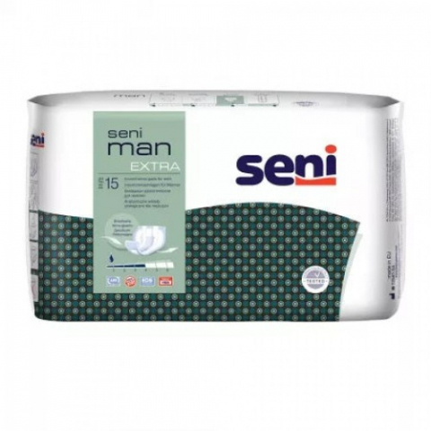 Produse pentru ingrijire si frumusete - Seni Man Extra absorbante urologice pentru barbati, 15 buc. Zephyr Labs