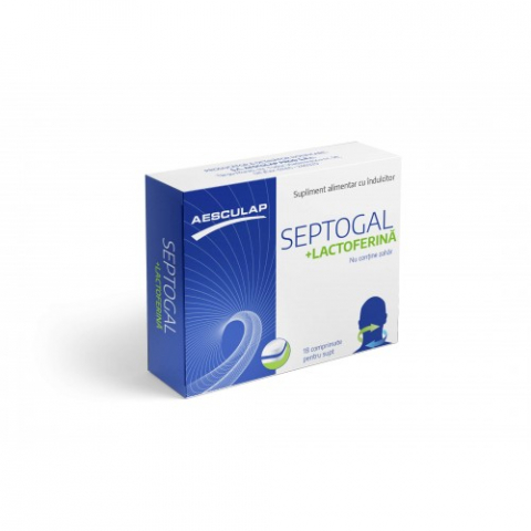 Suplimente alimentare - Septogal + Lactoferina x 18 compr. Zephyr Labs