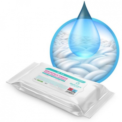 Produse tehnico-medicale - Servetele umede pentru igiena corporala Multi Care confort, 50 buc. Zephyr Labs