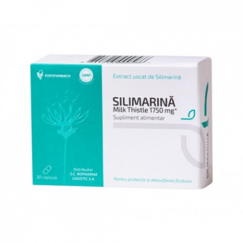 Suplimente alimentare - Silimarina Milk Thistle 1750mg x 30 caps. Zephyr Labs