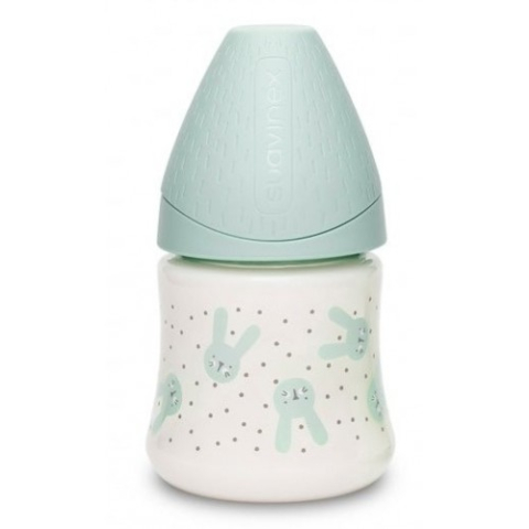 Mama si copil - Suavinex Hygge biberon 150ml, cu tetina SX Pro iepure menta (306667) Zephyr Labs