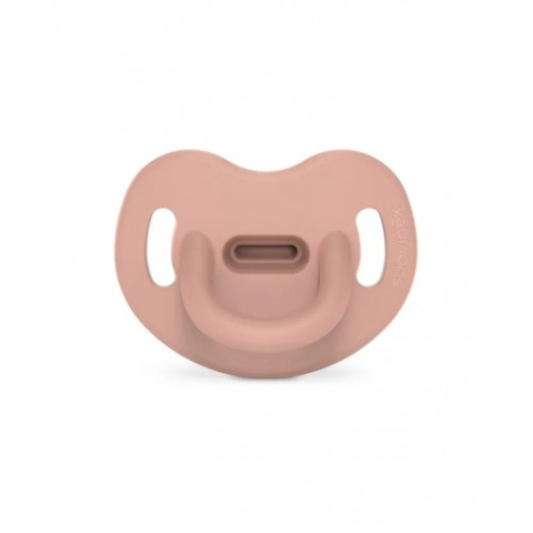 Mama si copil - Suavinex suzeta fiziologica 100% din silicon SX Pro Colour Essence 6-18luni, beige (308611) Zephyr Labs