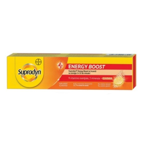 Suplimente alimentare - Supradyn energy boost x 15 comprimate efervescent Zephyr Labs
