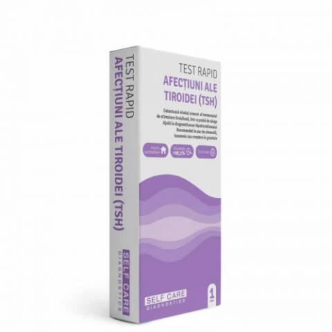 Produse tehnico-medicale - Test rapid afectiuni ale tiroidei (TSH) Self Care, 1 buc. Zephyr Labs