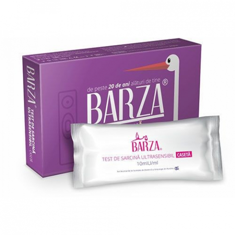 Produse tehnico-medicale - Test sarcina Barza ultrasensibil caseta + servetele intime cadou Zephyr Labs