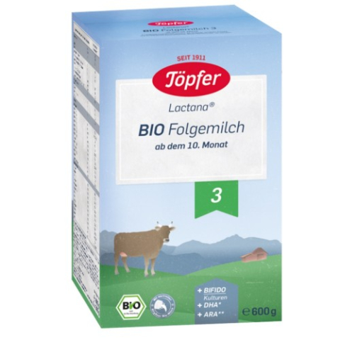 Mama si copil - Topfer Lactana bio 3 lapte praf 600g Zephyr Labs