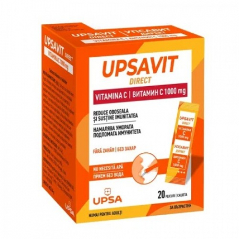 Suplimente alimentare - Upsavit Direct vitamina C 1000mg, 20 plicuri Zephyr Labs