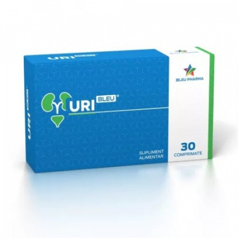 Afectiuni urogenitale - UriBleu, 30 comprimate filmate gastrorezistente Zephyr Labs