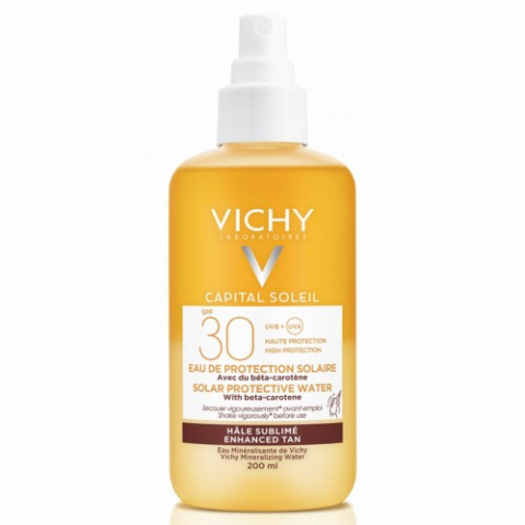 Produse pentru ingrijire si frumusete - Vichy Capital Soleil apa protectie solara Bronz SPF30+ 200ml Zephyr Labs
