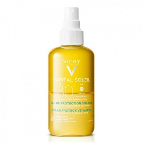 Protectie solara - Vichy Capital Soleil apa protectie solara cu acid hialuronic SPF30, 200ml Zephyr Labs