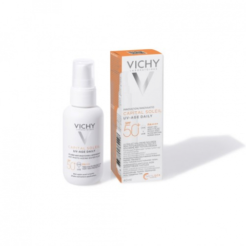 Produse pentru ingrijire si frumusete - Vichy Capital Soleil UV-Age Daily fluid SPF50+ 40ml Zephyr Labs