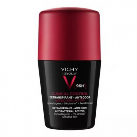 Produse pentru ingrijire si frumusete - Vichy homme deo roll-on antiperspirant clinical control 96h 50ml Zephyr Labs