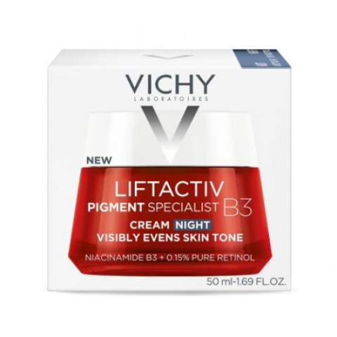 Produse pentru ingrijire si frumusete - Vichy Liftactiv B3 crema de noapte antirid, antipete pigmentare, cu retinol, 50ml (73086) Zephyr Labs