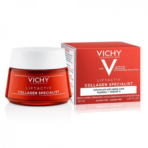 Produse pentru ingrijire si frumusete - Vichy Liftactiv Colagen crema de zi Toate Tipurile de Ten 50ml Zephyr Labs