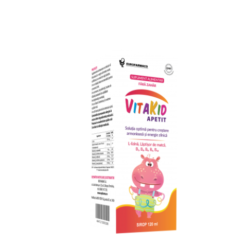 Vitamine si minerale - Vitakid apetit sirop x 120ml Zephyr Labs