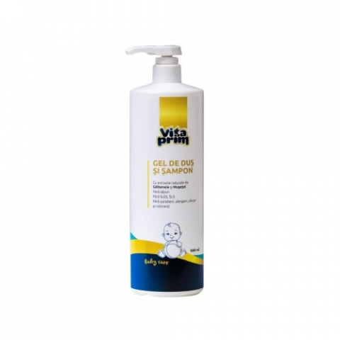 Mama si copil - Vitaprim Baby Care Gel de duş şi şampon 1L Zephyr Labs