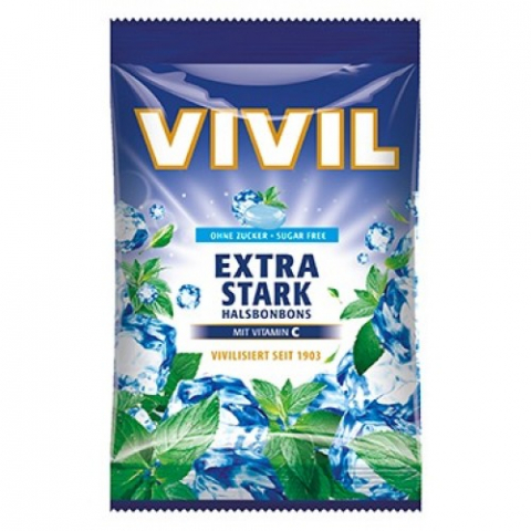 Alimentatie sanatoasa - Vivil bomboane extra stark cu vitamina C fara zahar, 60g Zephyr Labs