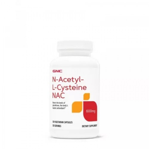 GNC N-Acetyl-L-Cysteine NAC 600mg x 120 capsule (504329) Zephyr Labs