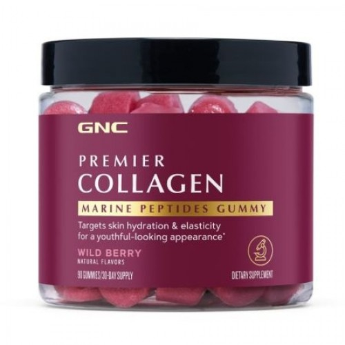 GNC Premier collagen marine peptides gummy x 90 jeleuri (604610) Zephyr Labs