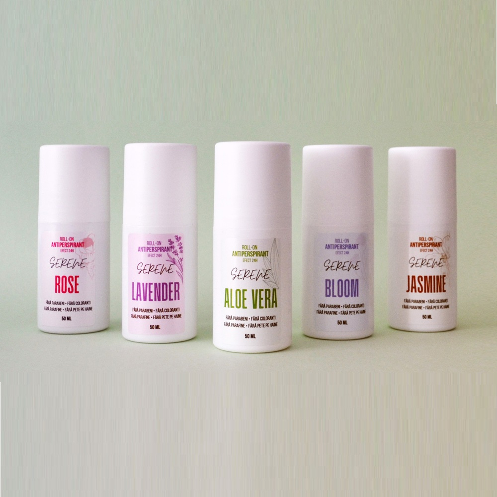 Antiperspirant roll-on cu parfum de aloe vera, 50 ml, Serene [4]