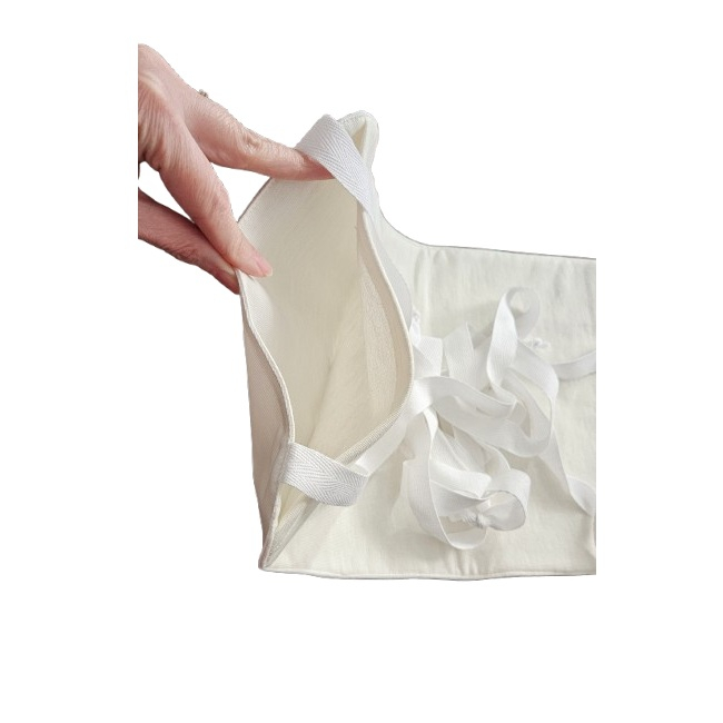Compresa impermeabila pentru impachetari cu ulei de ricin in 3 straturi cu buzunar - abdomen [3]