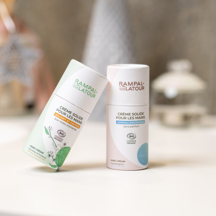 Cremă de mâini organică solidă hipoalergenică, fără parfum [3]