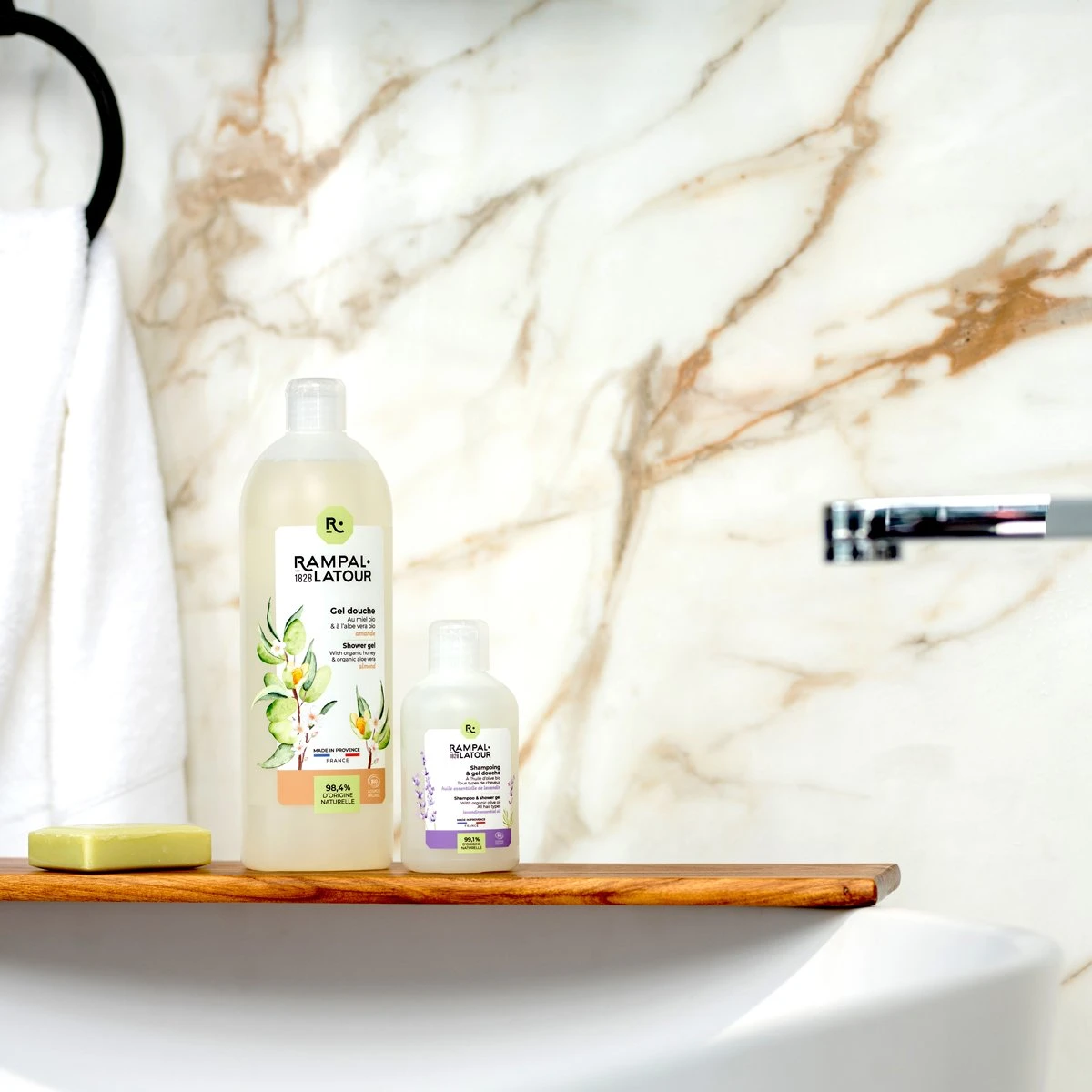 Gel de duş migdale miere (hipoalergen) | refill [3]