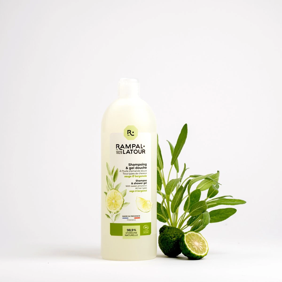 Gel de duş și şampon salvie bergamotă | refill [3]