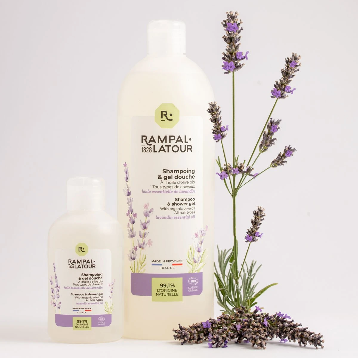 Gel de duş și şampon măsline lavandă | refill [3]