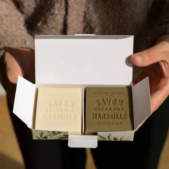 Baie și duș - DUO Marsilia săpun alb & verde