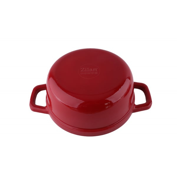 Oala din fier turnat prin presiune, capacitate 2.6L, diametru 22cm ZILAN  0941 [4]