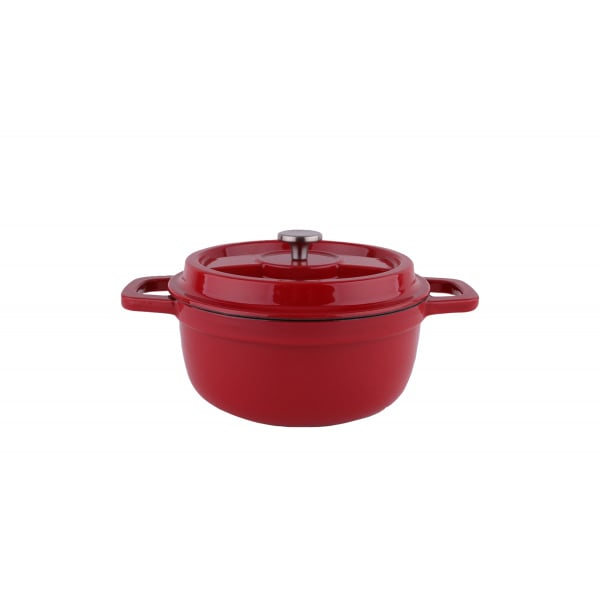 Oala din fier turnat prin presiune, capacitate 2.6L, diametru 22cm ZILAN  0941 [2]