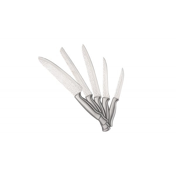 Set 5 cutite din otel inoxidabil, plus suport din bambus ZILAN   ZLN 1641 [3]