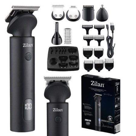 Aparat de tuns ZIlan ZLN8672, autonomie de 140-170 de minute, 6 capete diferite si 7 nivele de tundere [1]