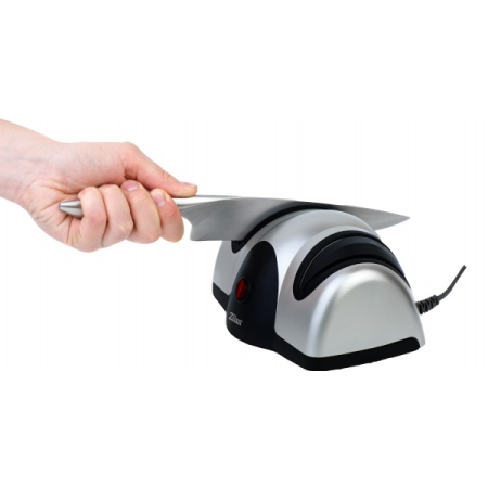 Ustensile din bucatarie - Ascutitor de cutite electric Zilan ZLN2168 Gri, cu doua nivele de ascutire, 40W, usor de curatat
