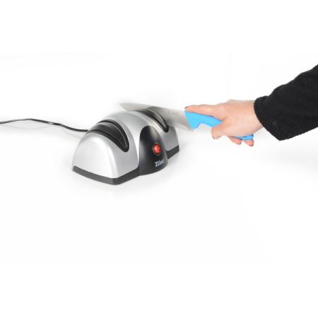 Ascutitor de cutite electric Zilan ZLN2168 Gri, cu doua nivele de ascutire, 40W, usor de curatat [5]