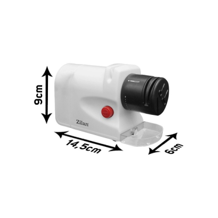 Ascutitor de cutite Zilan ZLN2175 Alb, 15W, ultra compact, 2 nivele, ascutire si slefuire [3]