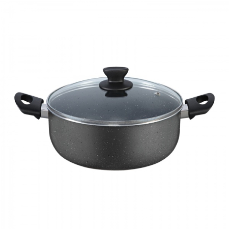 Cratite - Cratita aluminiu 26 cm, 4L cu capac ZILAN ZLN-1990