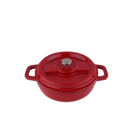Oale - Oala din fier turnat prin presiune, capacitate 2.1L, diametru 24cm, inaltime 7cm ZILAN   ZLN 0958