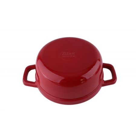 Oala din fier turnat prin presiune, capacitate 2.6L, diametru 22cm ZILAN  0941 [3]