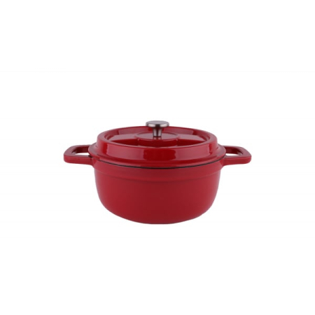 Oala din fier turnat prin presiune, capacitate 2.6L, diametru 22cm ZILAN  0941 [1]