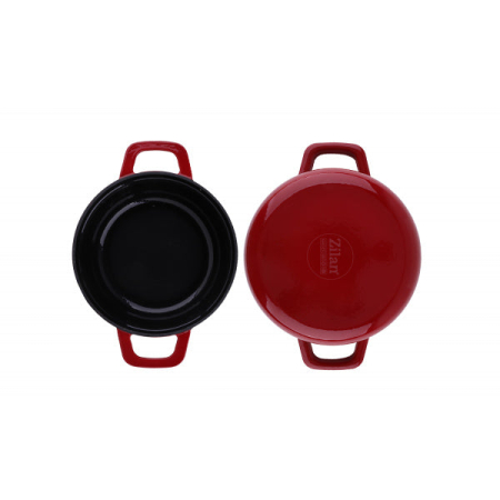 Oala din fier turnat prin presiune, capacitate 2.6L, diametru 22cm ZILAN  0941 [2]