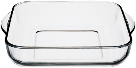 Tavi Yena - Tava termorezistenta Borcam   Yena 2L dreptunghiulara 256x220 mm ,   vas sticla pentru cuptor