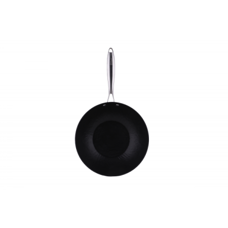 Tigai - Tigaie aluminiu Zilan ZLN-3284, Interior granit, Compatibil inductie, Diametru 22 cm, Maner soft touch