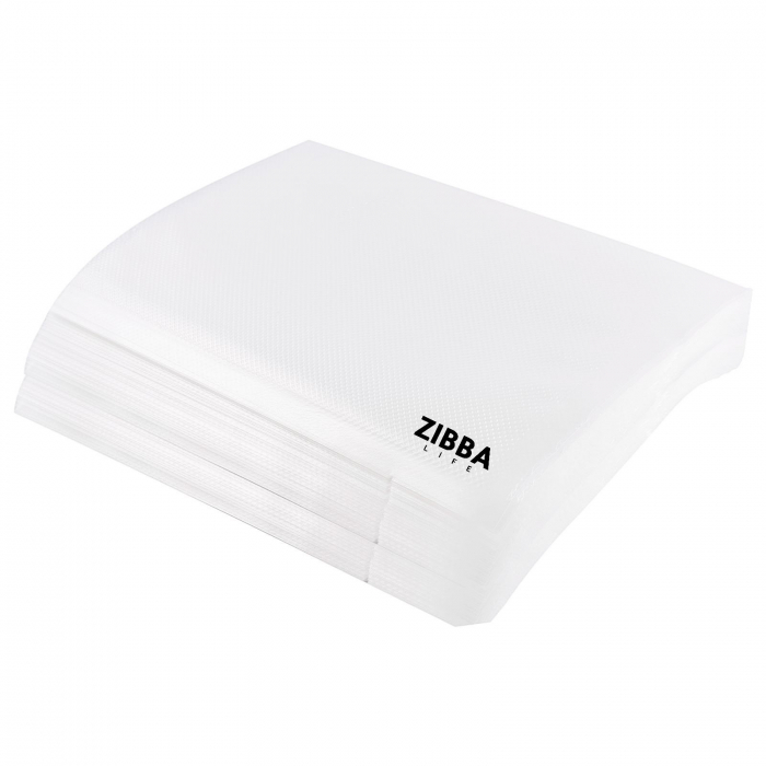 Pungi Vidat Gofrate 100 Bucati, Dimensiune 25x30 cm Zibba Life™, Compatibile cu Orice Model, Reutilizabile, Rezistente [1]