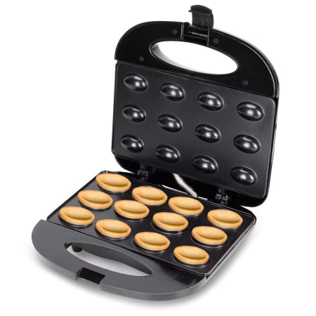 Pentru Bucatarie - Aparat Electric pentru copt forme coji de nuci Electric – 12 Forme, 800W, Ușor de Folosit și Curățat | Ideal pentru Deserturi și Gustări rapide