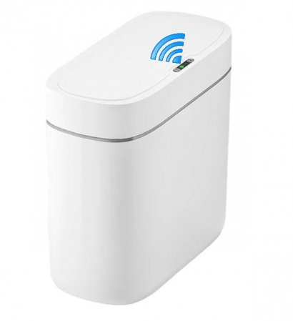 Cos de Gunoi cu Senzor Automat ZIBBA Life™, 9.5L Capaitatea, 30 cm inaltime, Pentru baie, bucatarie, living, deschidere/inchidere silentioasa a capacului– Design Modern si Igienic [2]